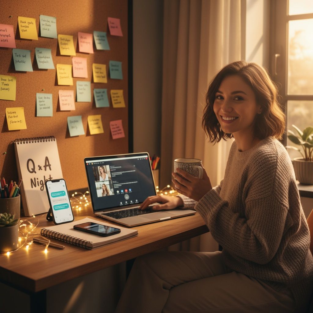 Remote professional reviewing a weekly schedule template for balanced work blocks